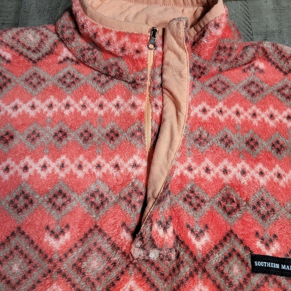 SOUTHERN MARSH - Pisgah Aztec Pullover Pisgah Washed Red - Picture 4 of 8